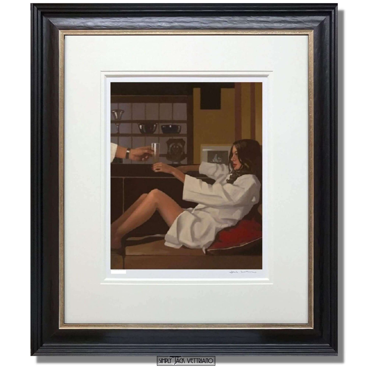 Man of Mystery by Jack Vettriano Artists Proof Framed