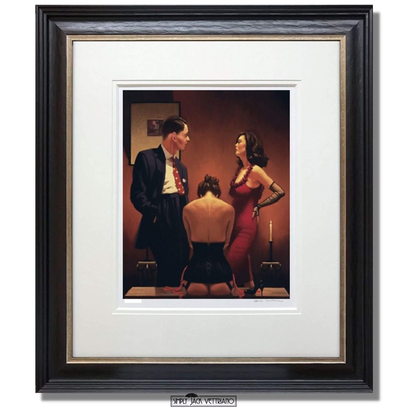 Jack Vettriano Scarlet Ribbons The Red Room Collection