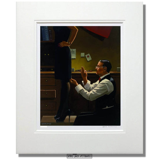 The Devoted Dressmaker by Jack Vettriano Limited Edition Mounted