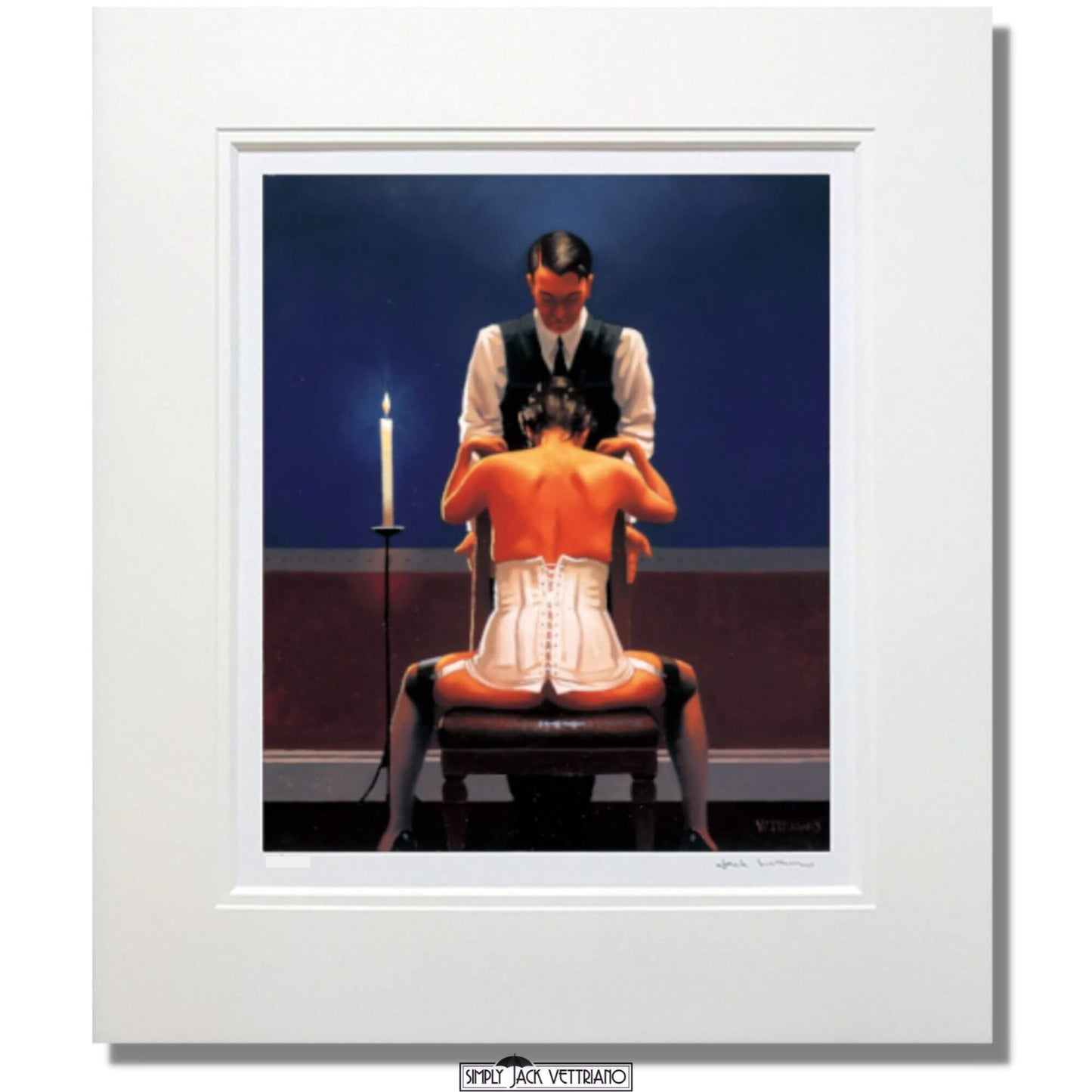Jack Vettriano The Perfectionist Limited Edition Mounted