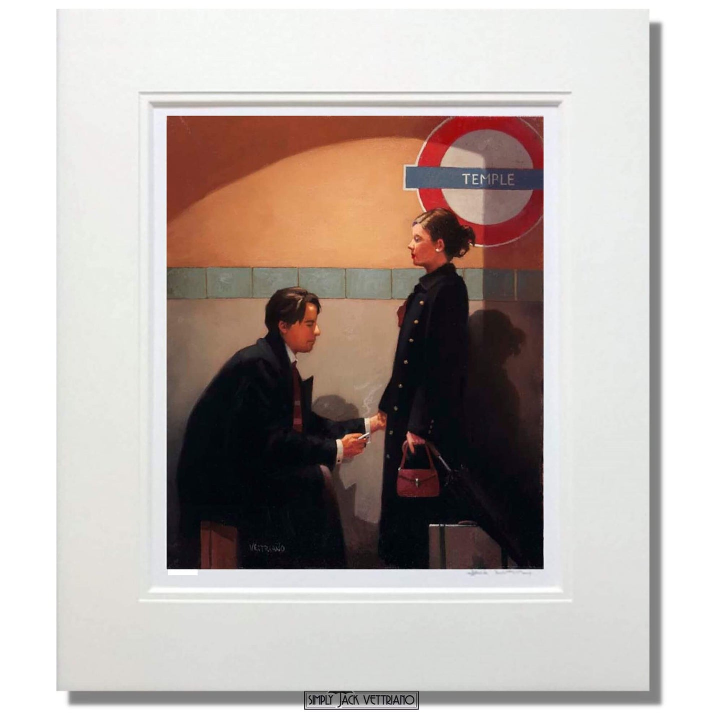 The Runaways Limited Edition By Jack Vettriano Mounted