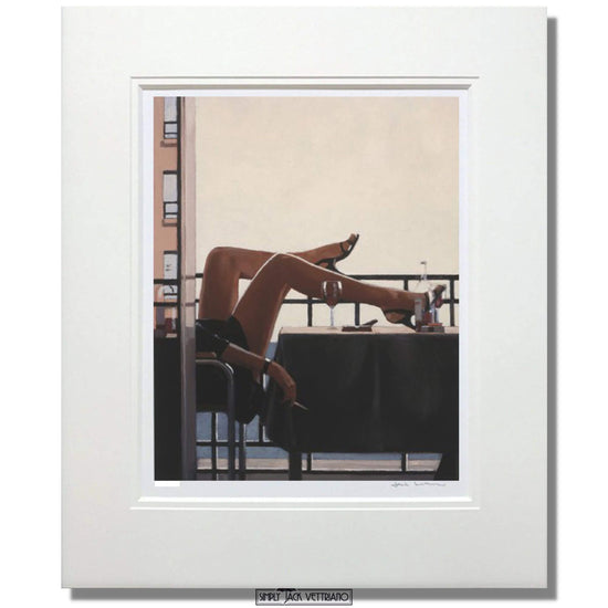 The Temptress by Jack Vettriano Mounted Studio Proof