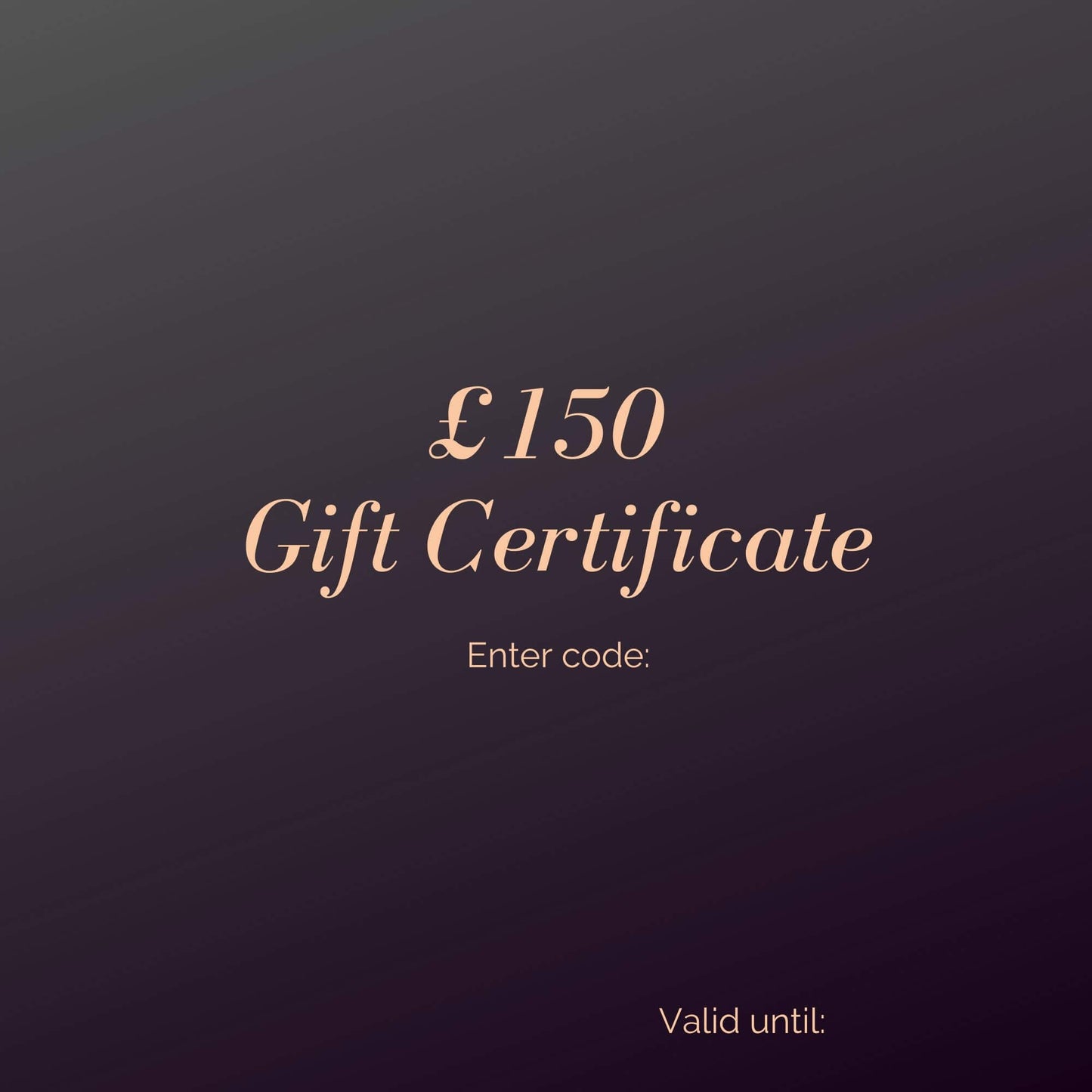 Gift Certificates