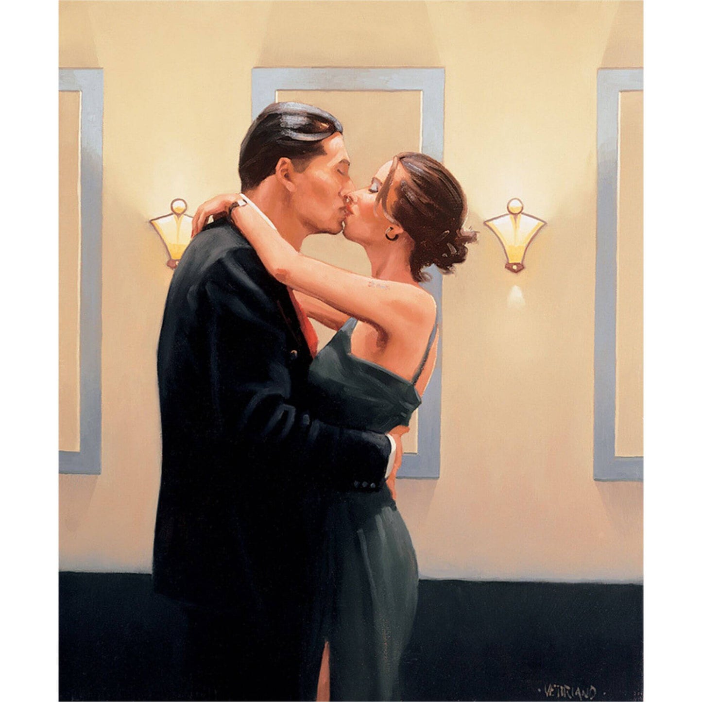 Betrayal First Kiss Jack Vettriano