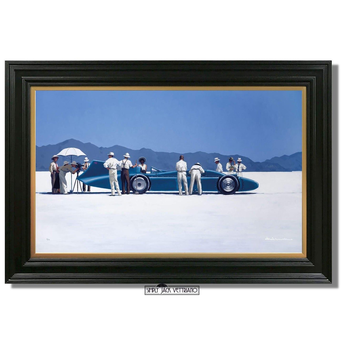 Bluebird at Bonneville Premium Limited Edition Print by Jack Vettriano