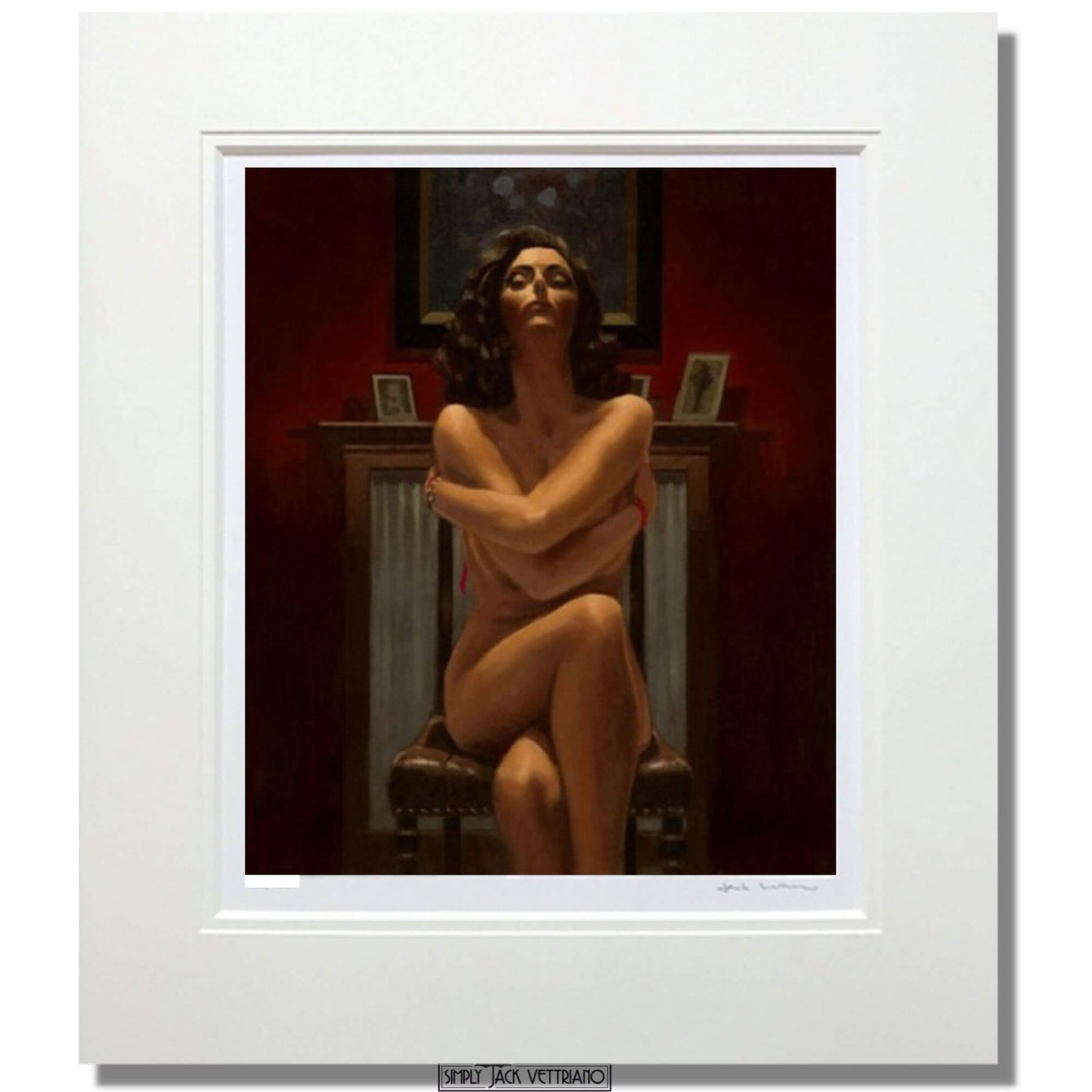 Just The Way It Is By Jack Vettriano Limited Edition Mounted