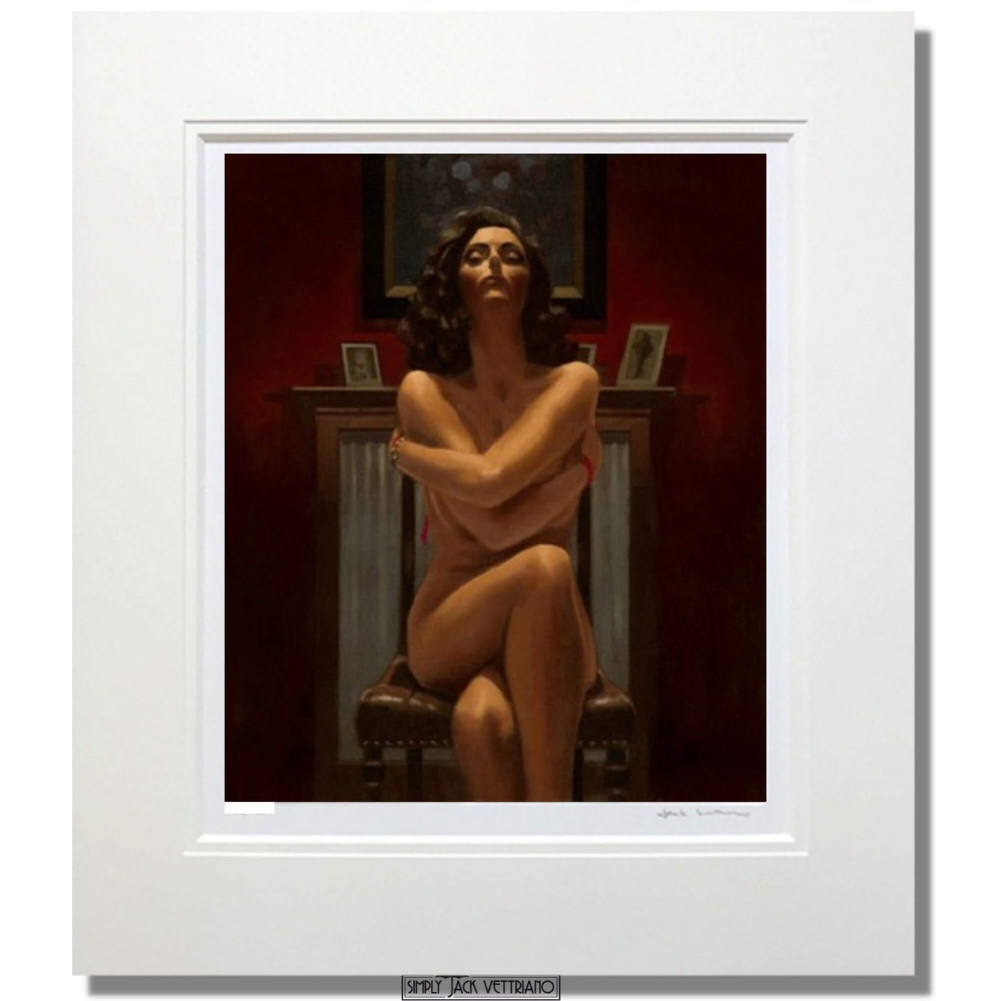 Just The Way It Is by Jack Vettriano Limited Edition Mounted
