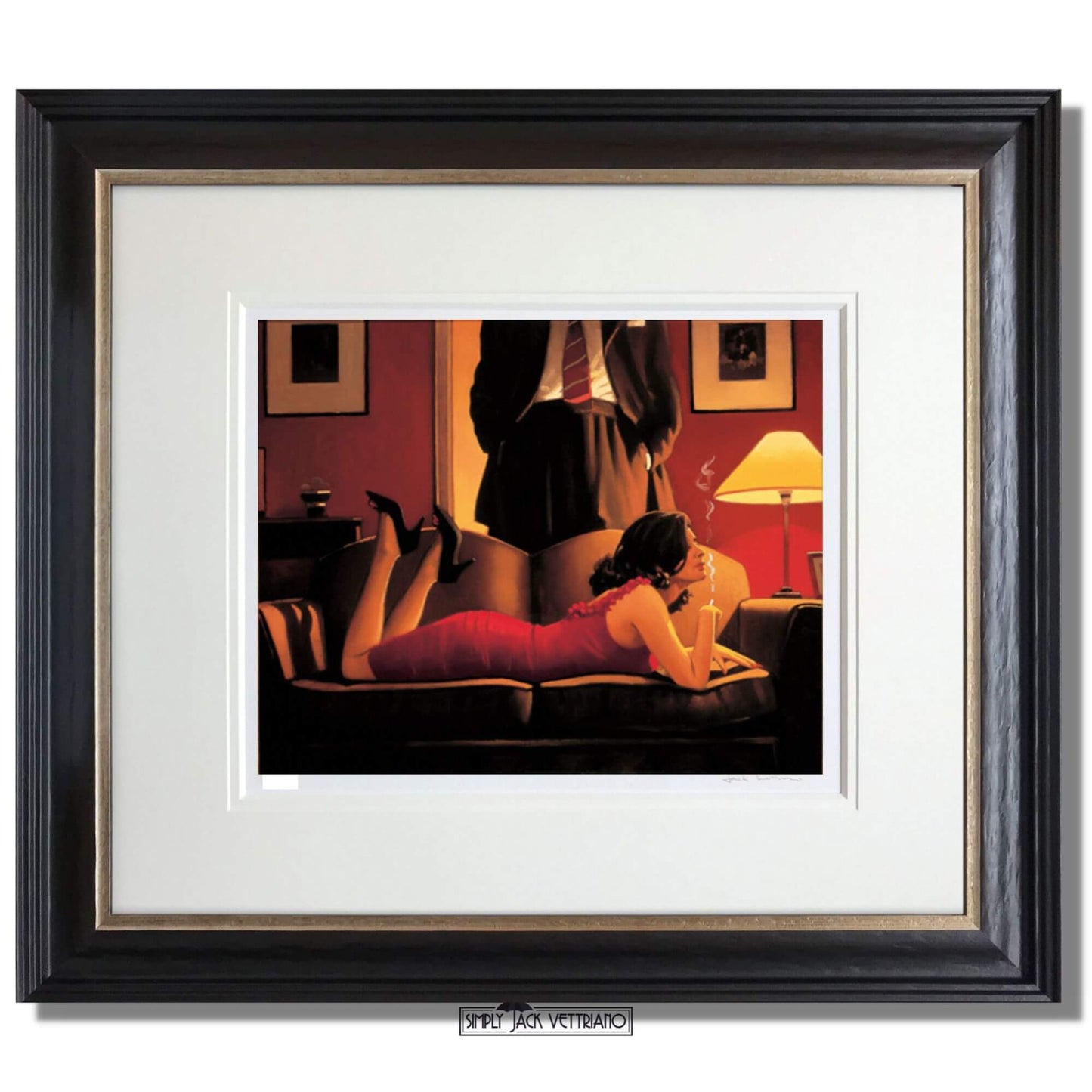 Jack Vettriano Parlour of Temptation Framed