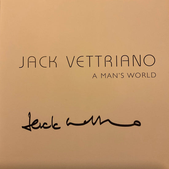 Jack Vettriano Signed A Mans World Book