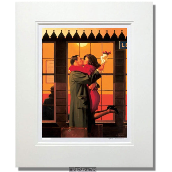 Back Where You Belong Studio Proof by Jack Vettriano Mounted