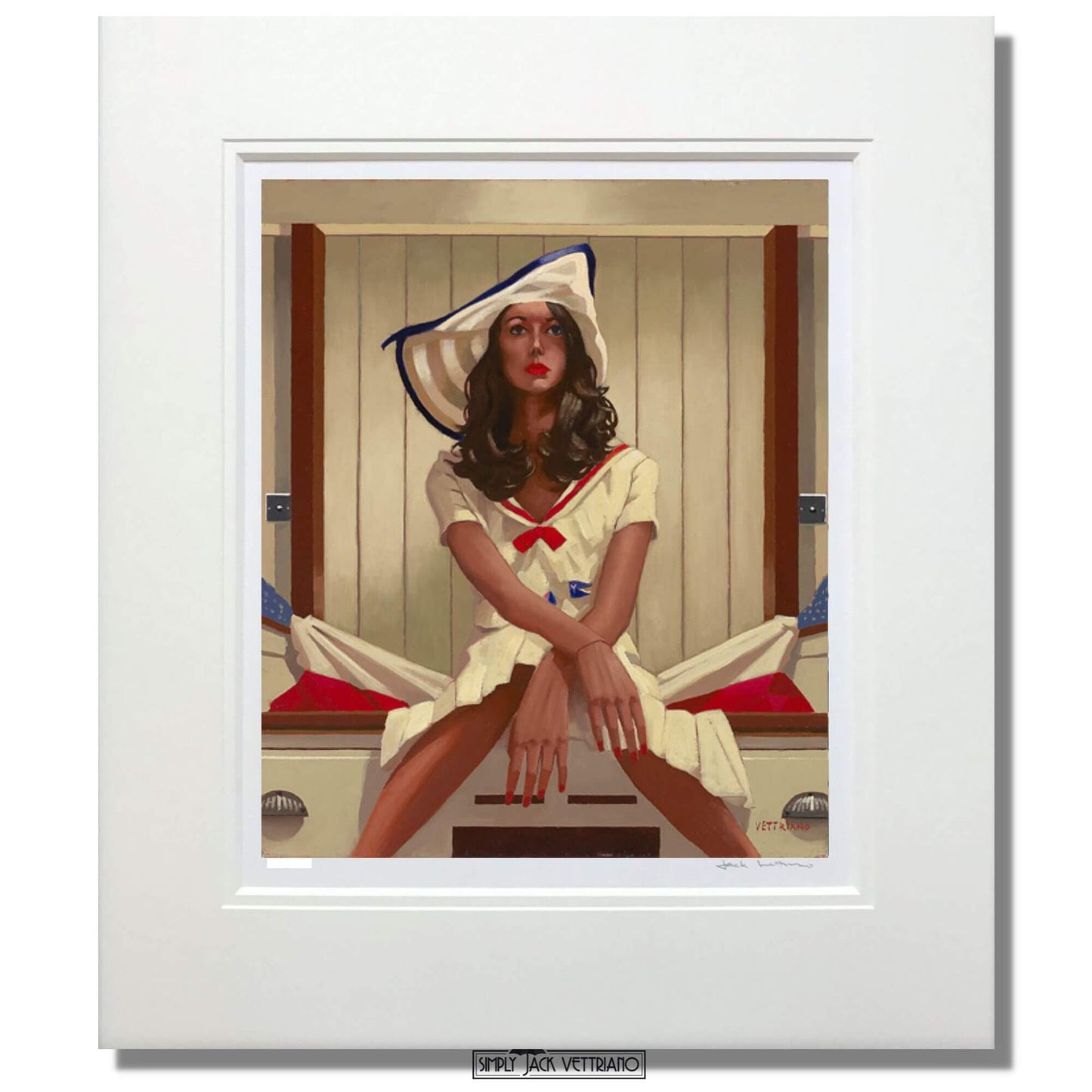 Below Deck by Jack Vettriano Mounted