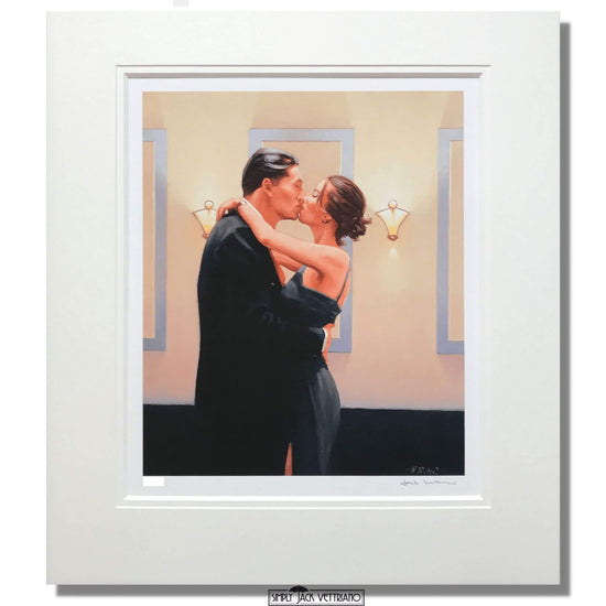 Jack Vettriano Betrayal First Kiss Limited Edition Mounted