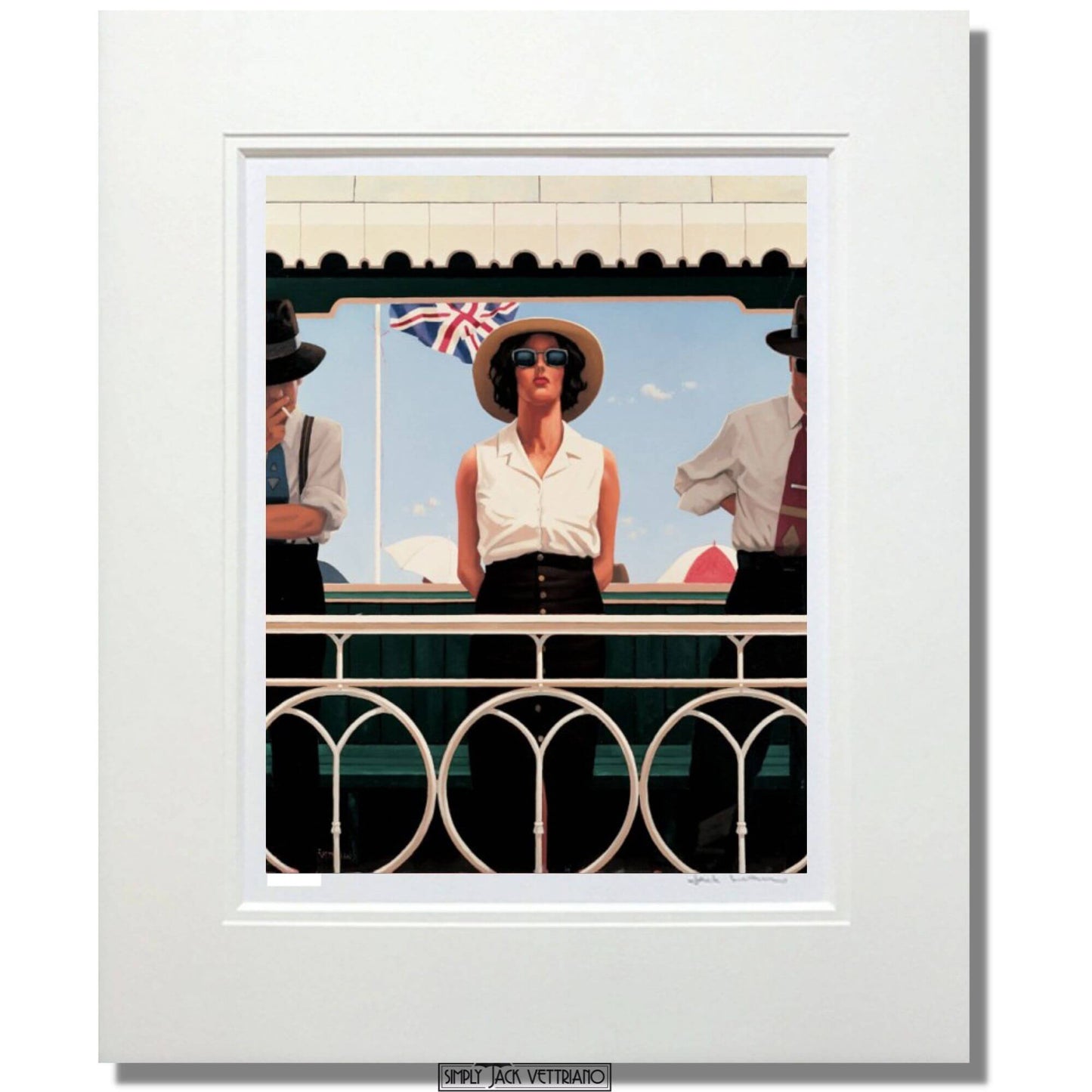 Jack Vettriano Bird on Wire Limited Edition Mounted