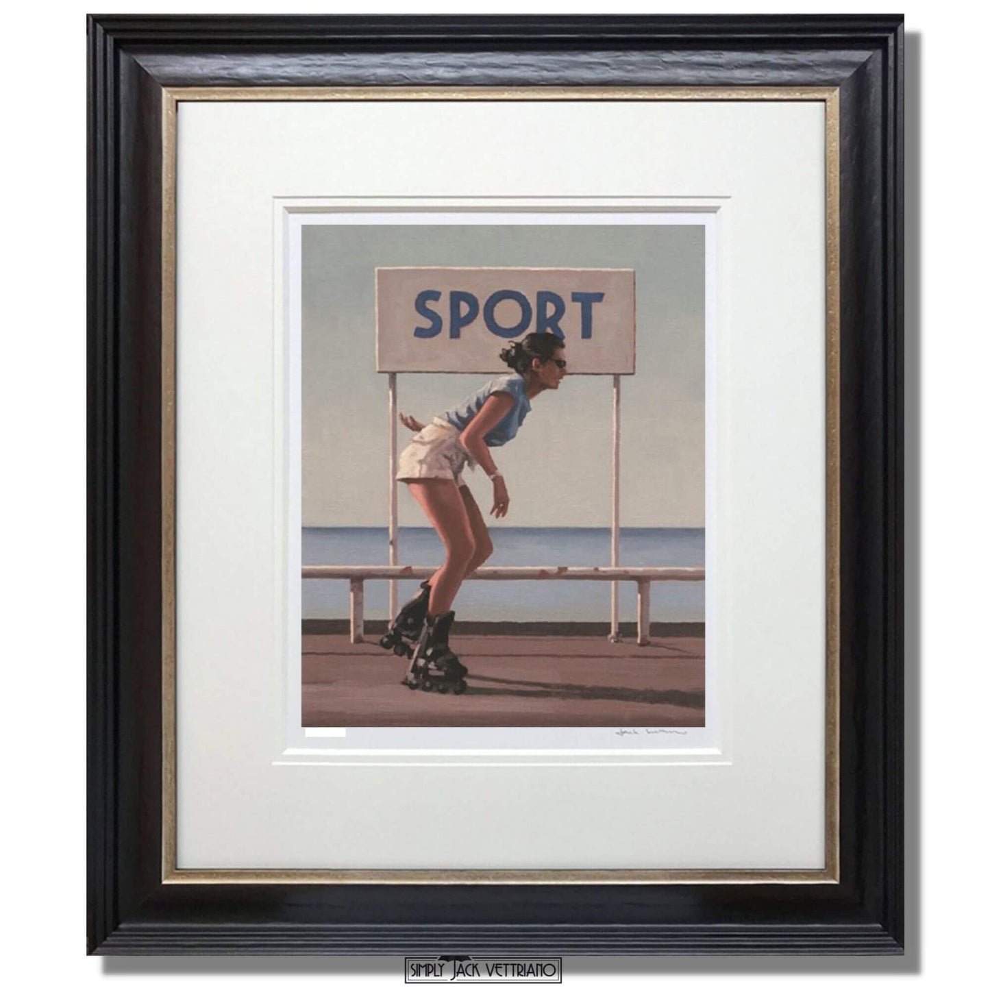 Load image into Gallery viewer, Blades II by Jack Vettriano Studio Proof Framed

