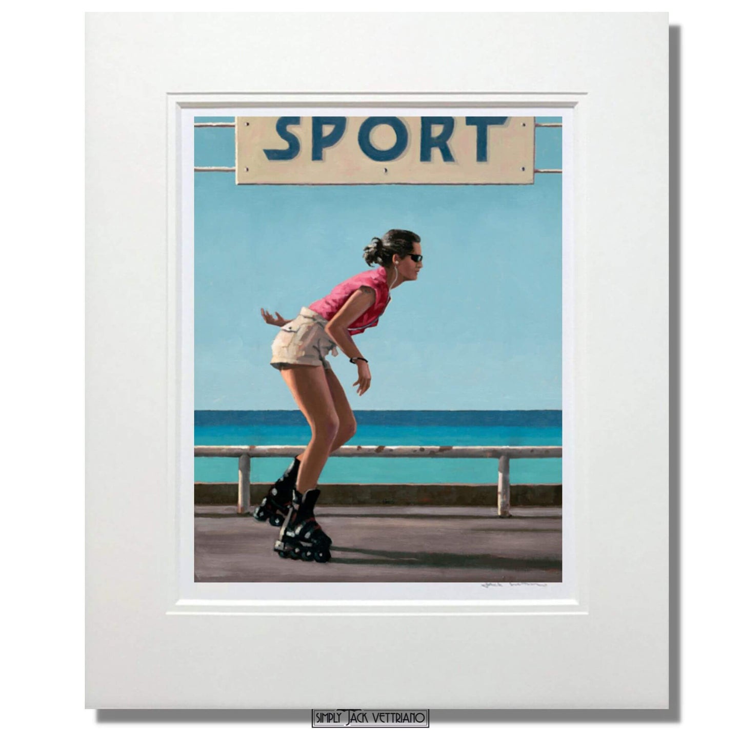Jack Vettriano Blades Limited Edition Mounted