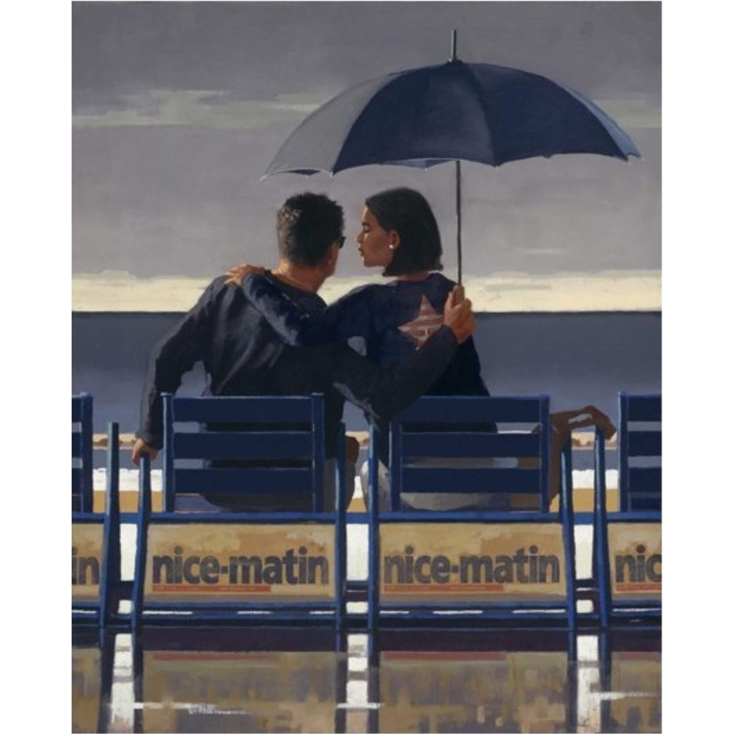 Blue Blue Mini Limited Edition Print Jack Vettriano