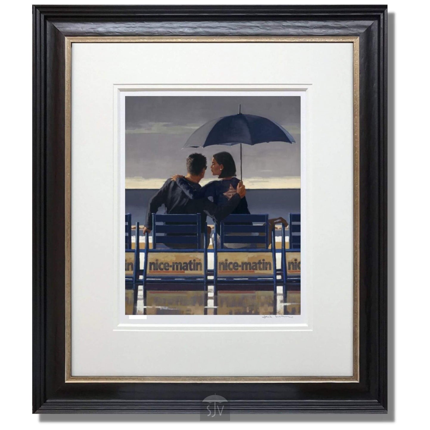 Blue Blue by Jack Vettriano Framed