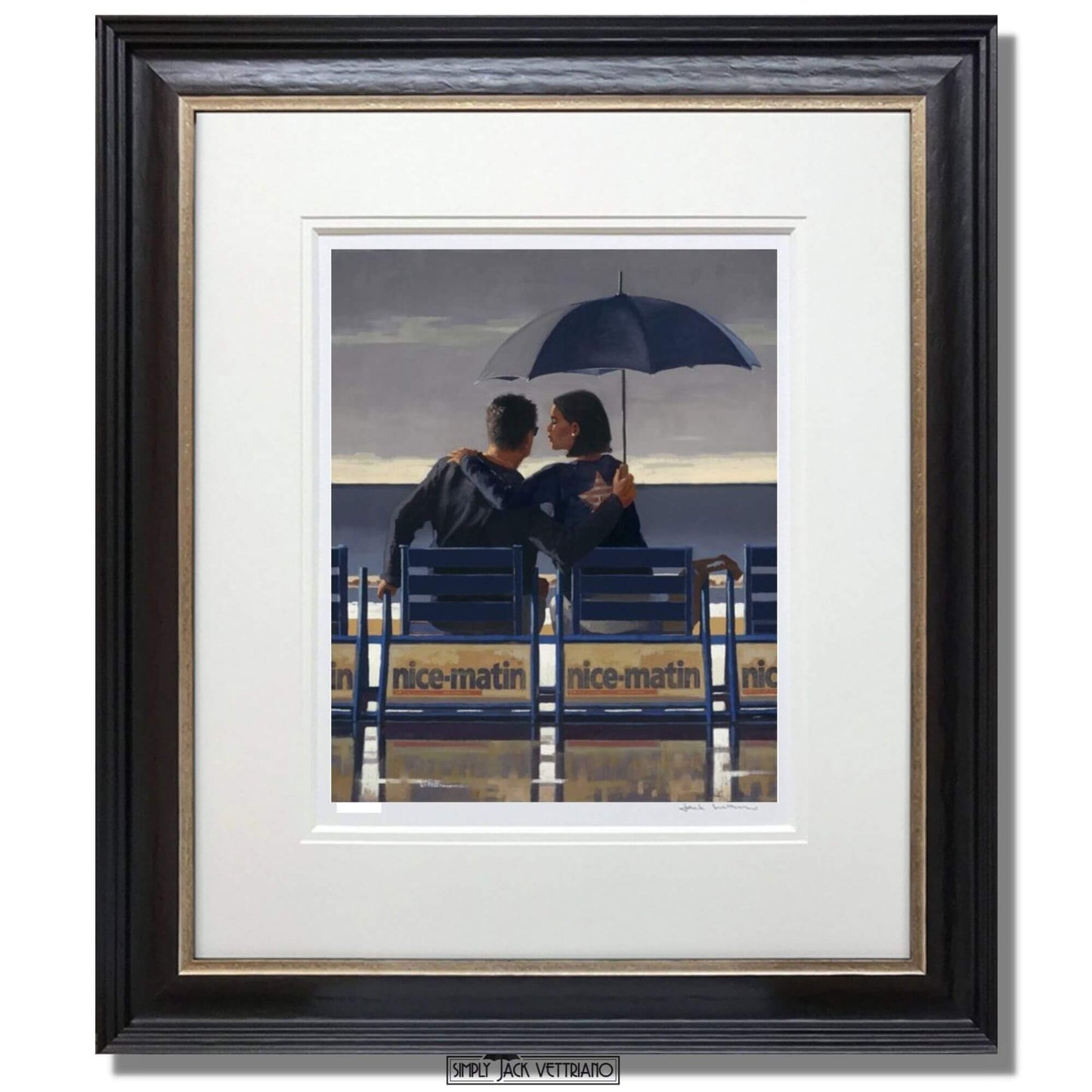 Jack Vettriano Blue Blue Limted Edition Framed