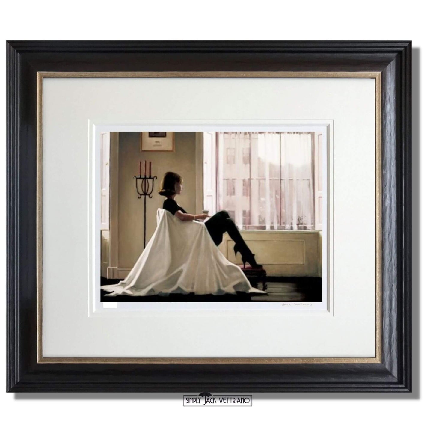 In Thoughts of You Artists Proof by Jack Vettriano Framed