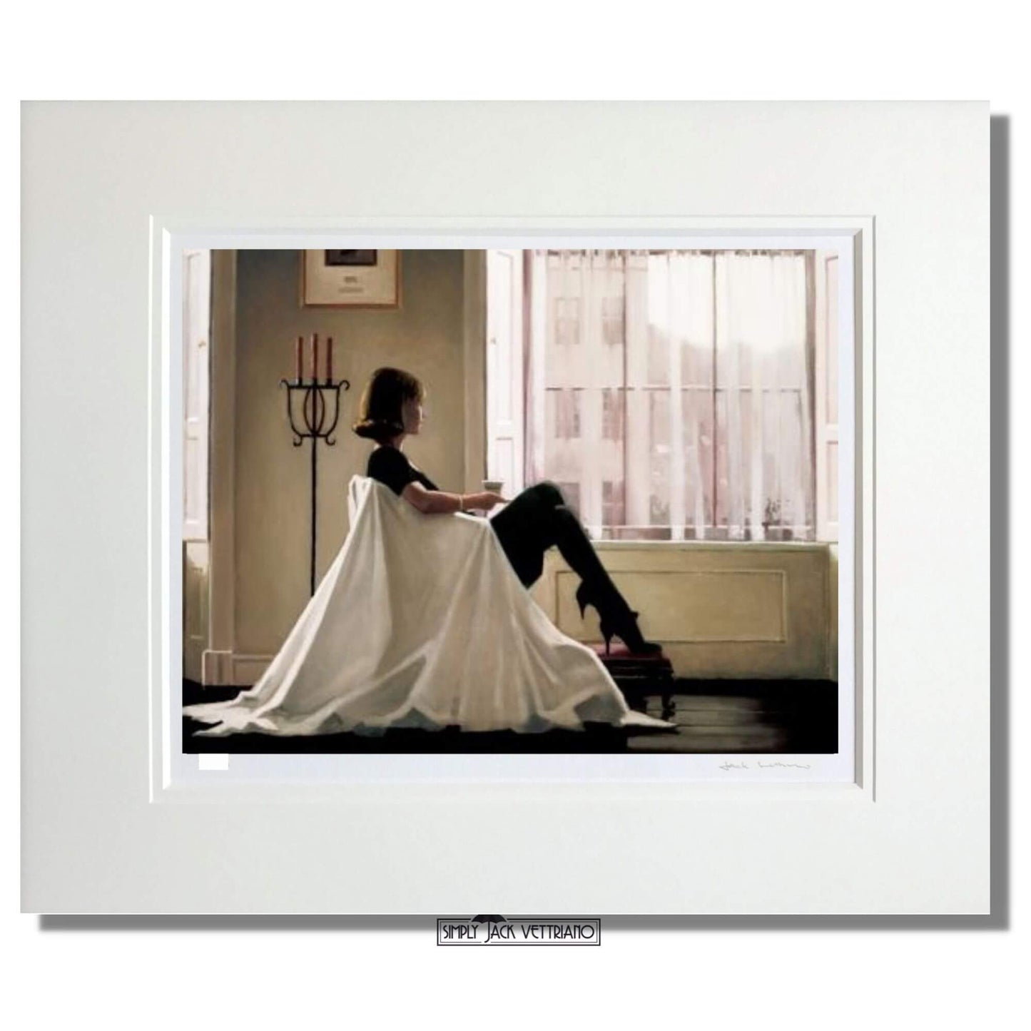 Load image into Gallery viewer, In Thoughts of You by Jack Vettriano Silkscreen Mounted
