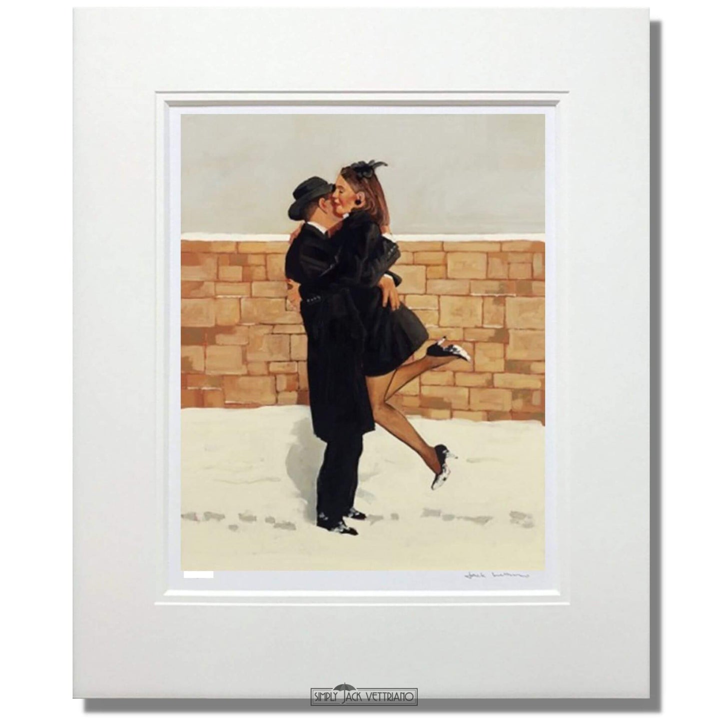 Love Story by Jack Vettriano Mounted