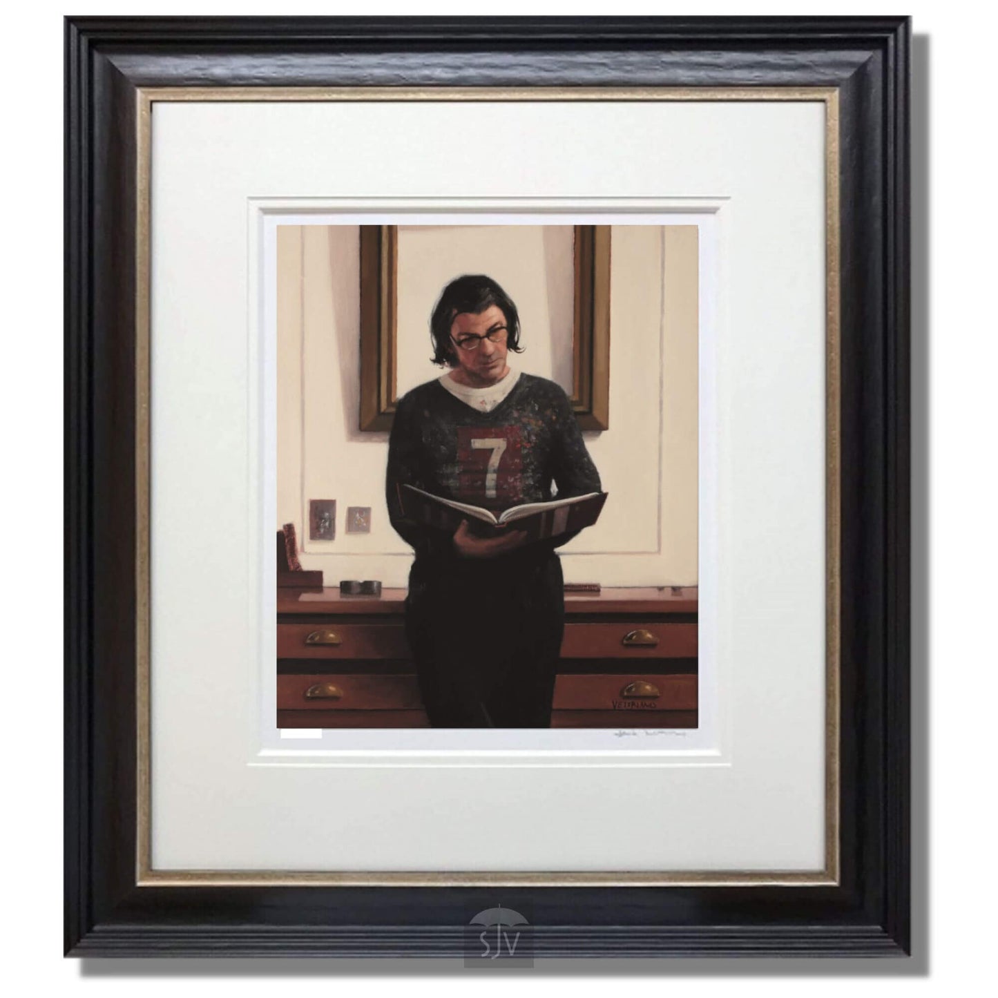 Lucky 7 by Jack Vettriano Framed