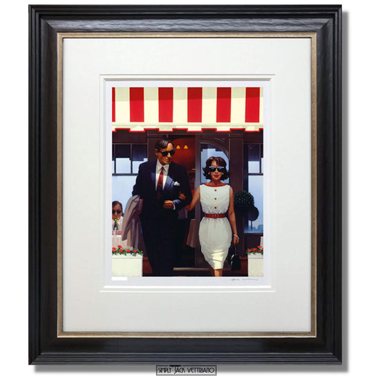 Load image into Gallery viewer, Lunchtime Lovers by Jack Vettriano Framed
