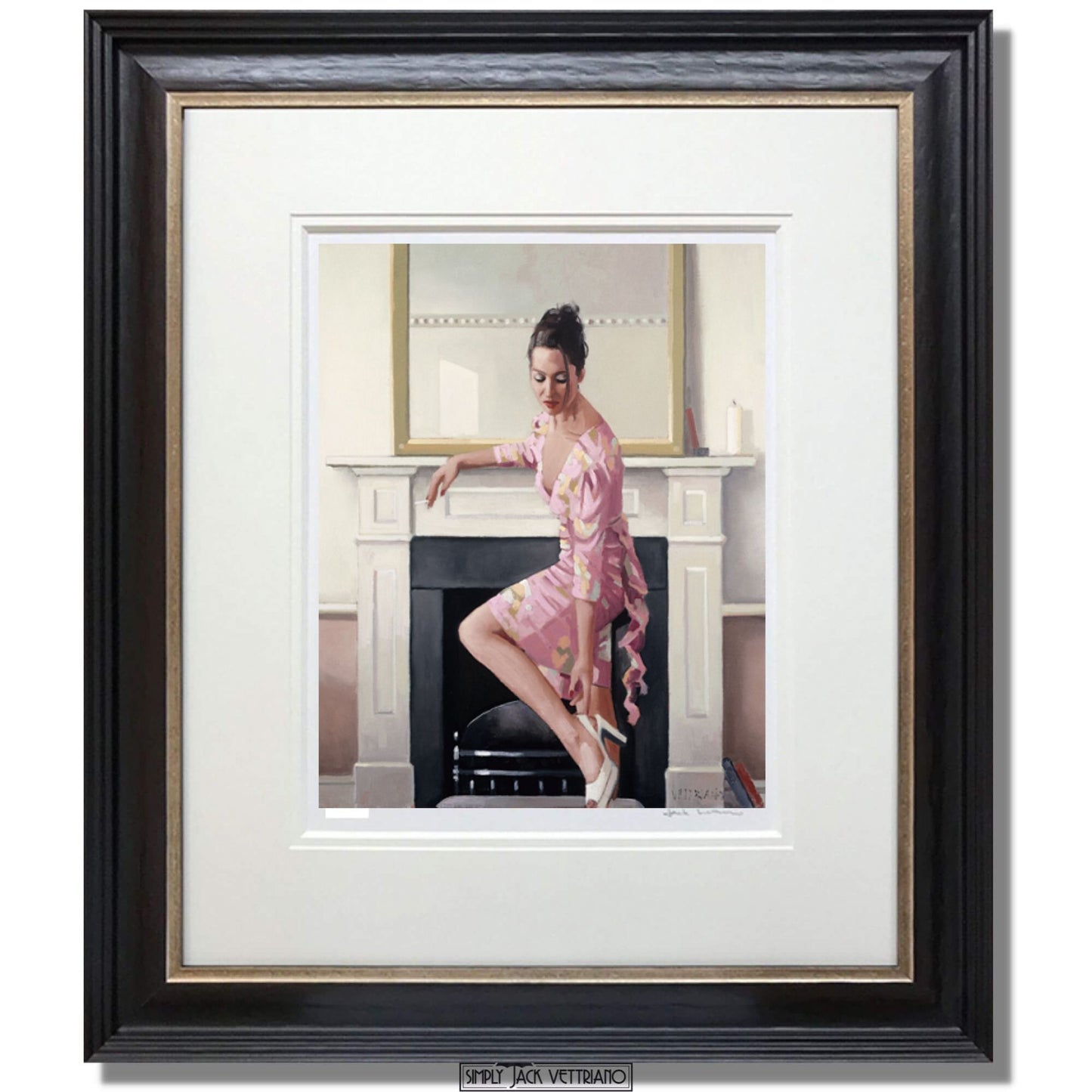 Load image into Gallery viewer, Jack Vettriano Model in Westwood Limited Edition Framed

