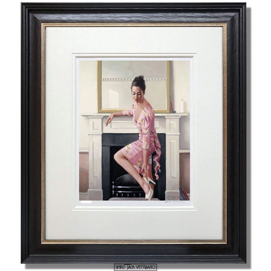 Model In Westwood The Contemplation Series Jack Vettriano Framed