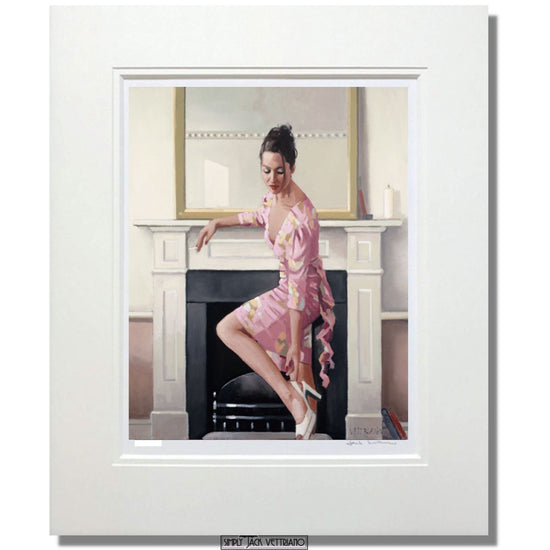 Load image into Gallery viewer, Jack Vettriano Model in Westwood Limited Edition Mounted
