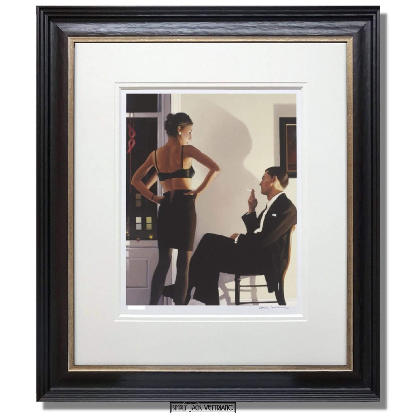 Load image into Gallery viewer, Night In The City Limited Edition Print Jack Vettriano Framed

