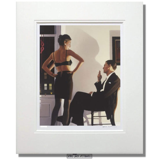 Night In The City Limited Edition Print Jack Vettriano Mounted