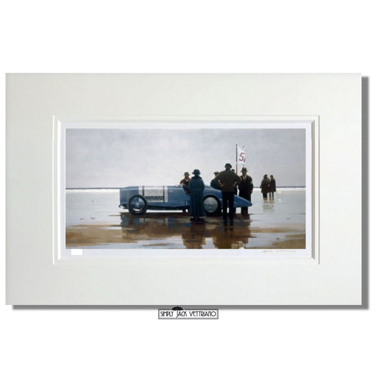Pendince Beach by Jack Vettriano Mounted