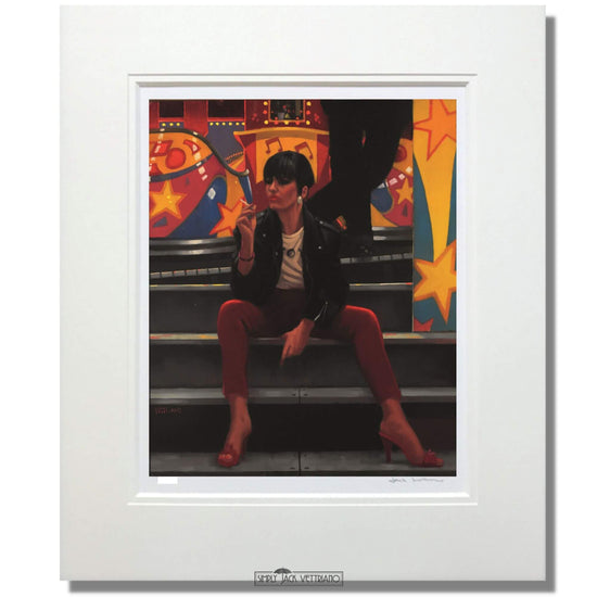 Queen of the Waltzer by Jack Vettriano mounted