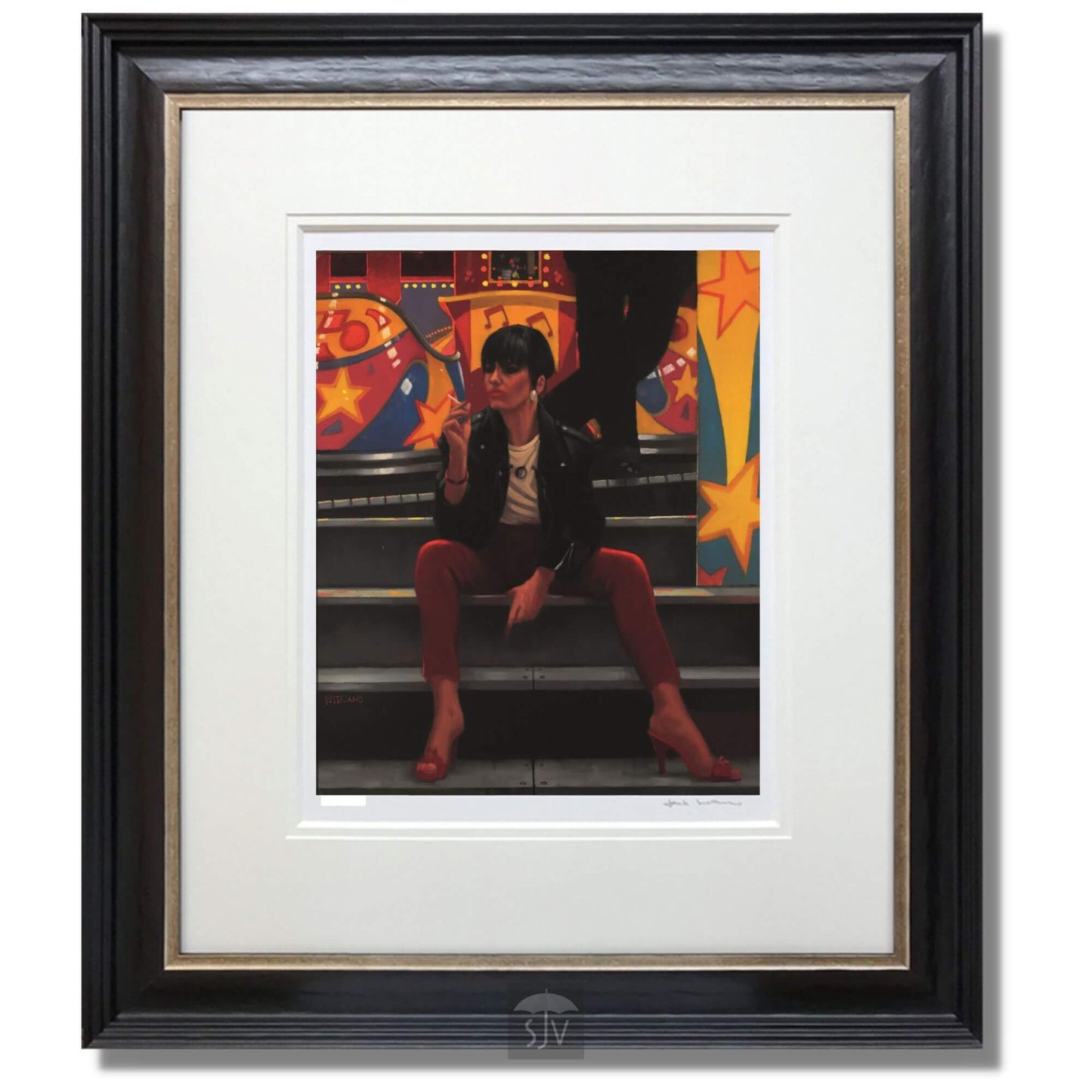 Queen of the Waltzer by Jack Vettriano Framed