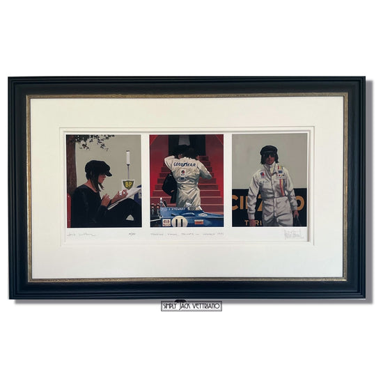Tension Timing Triumph by Jack Vettriano Framed