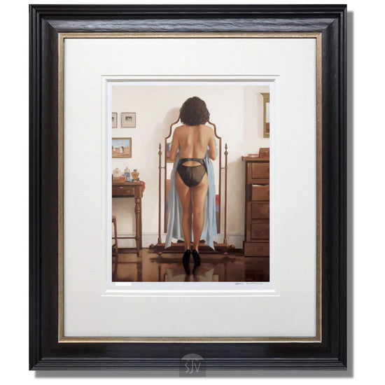 The Blue Gown by Jack Vettriano Framed