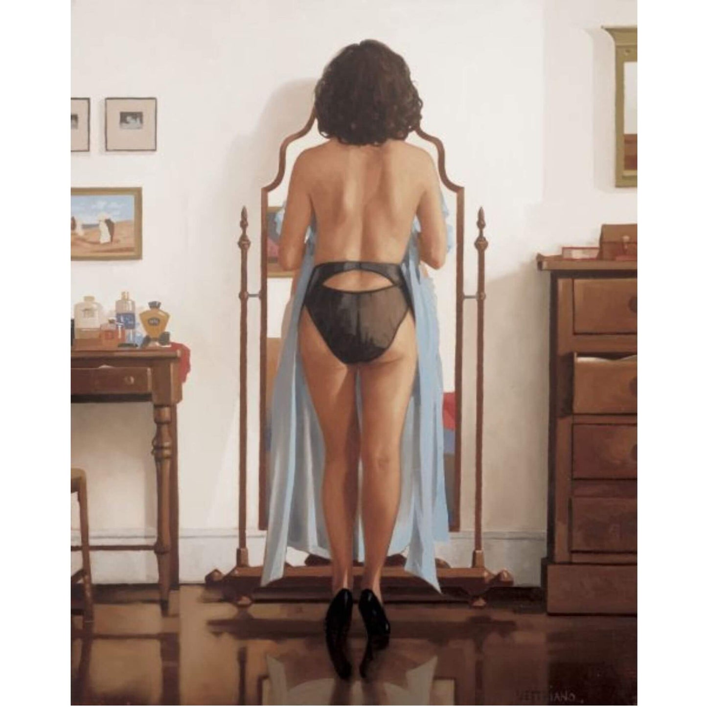 The Blue Gown by Jack Vettriano