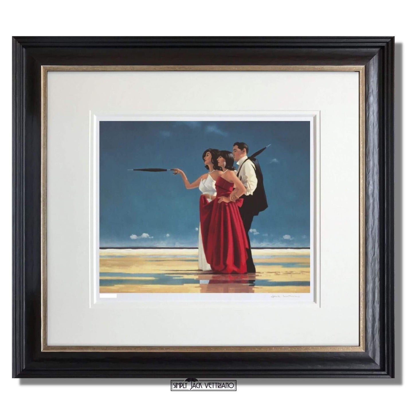 The Missing Man I Jack Vettriano Limited Edition Print Framed