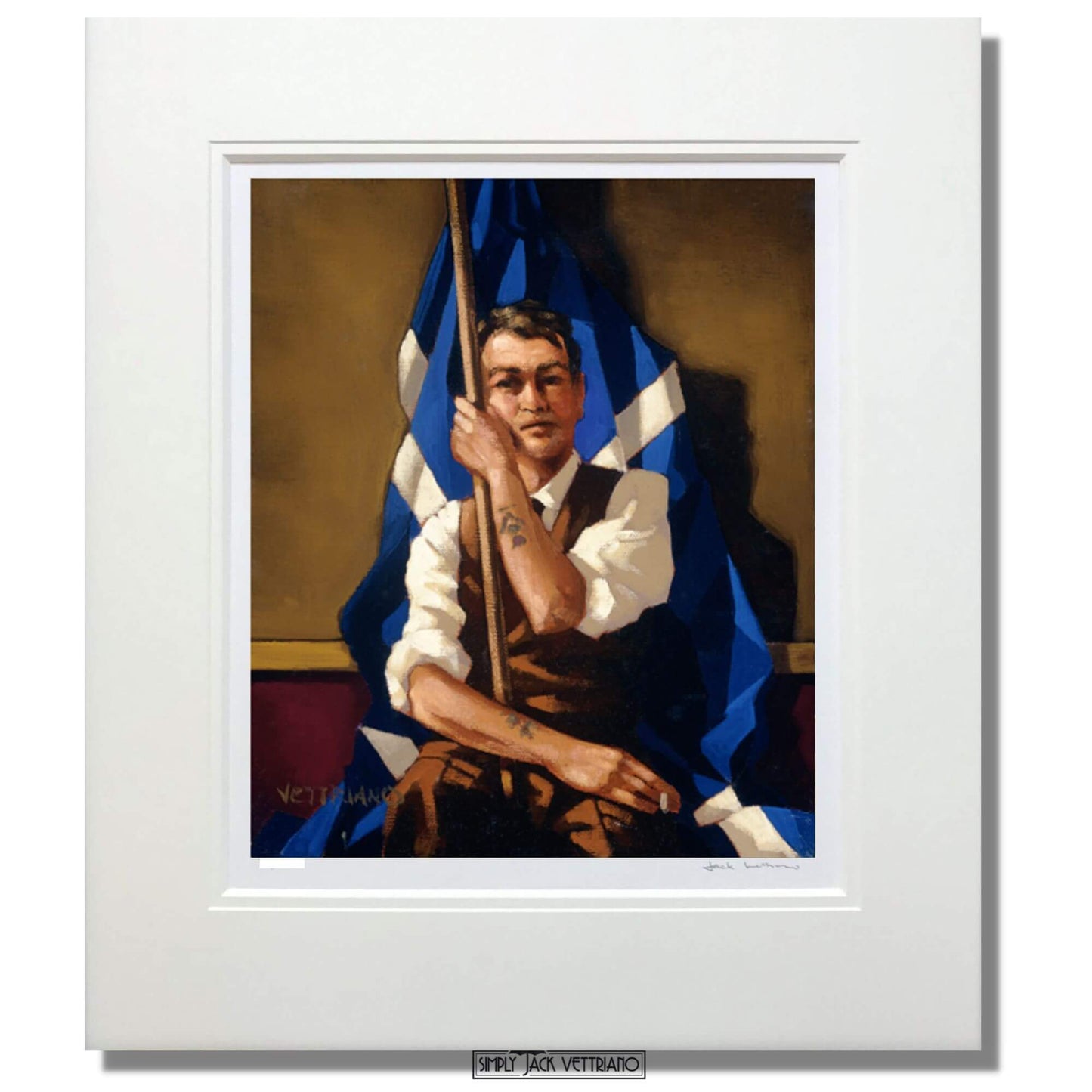 The Nationalist by Jack Vettriano Mounted