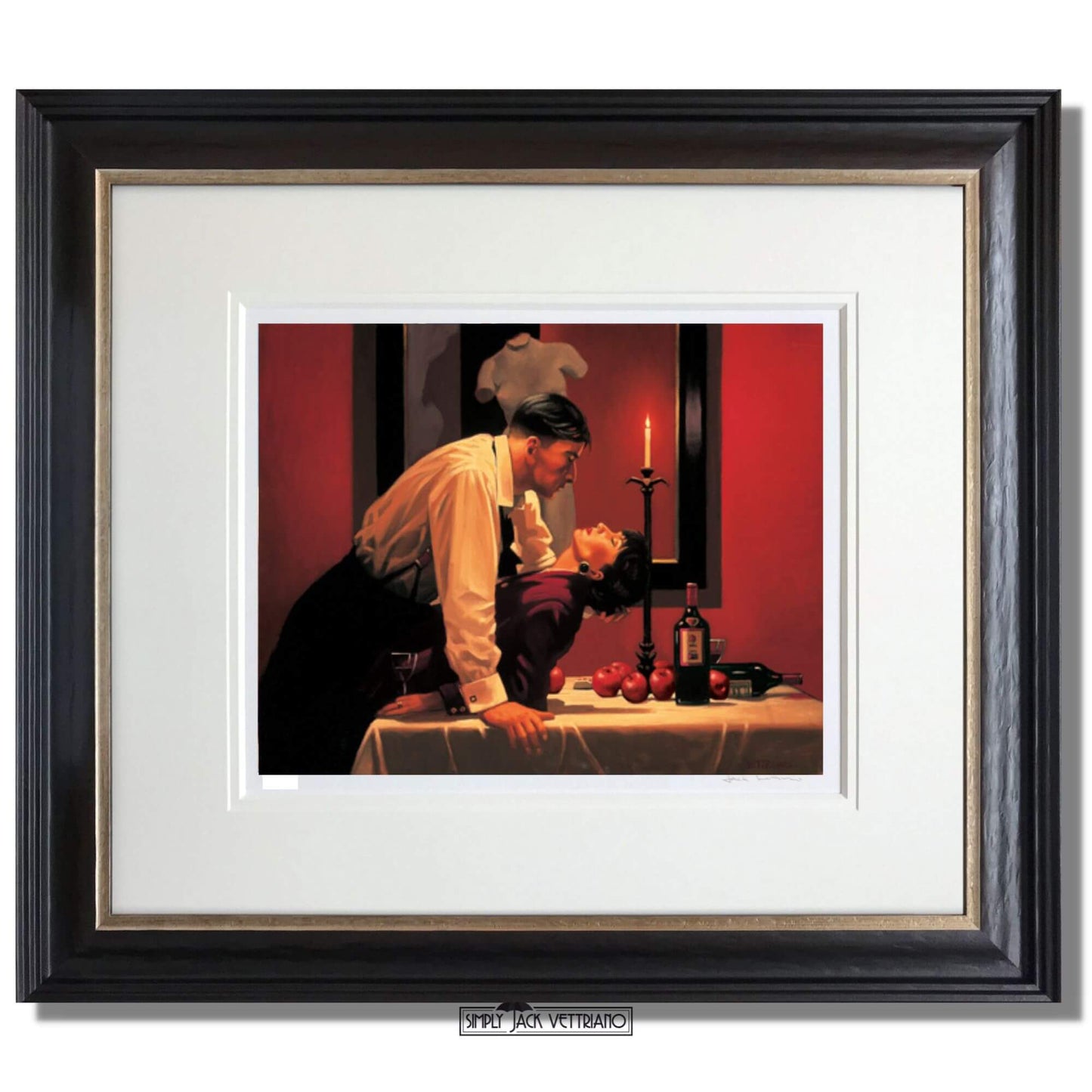 Jack Vettriano The Partys Over by Jack Vettriano Limited Edition Framed