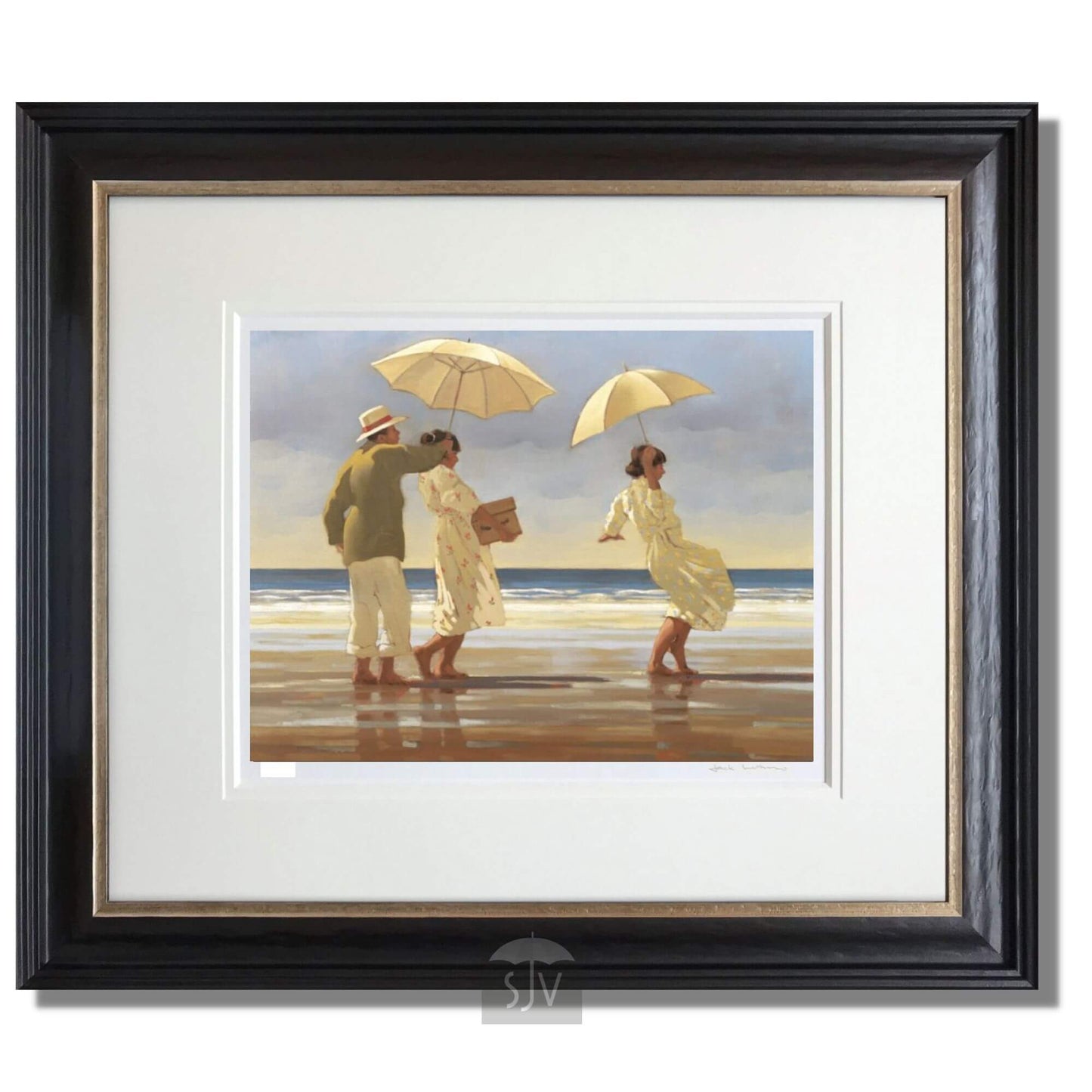 The Picnic Party by Jack Vettriano Artists Proof Framed