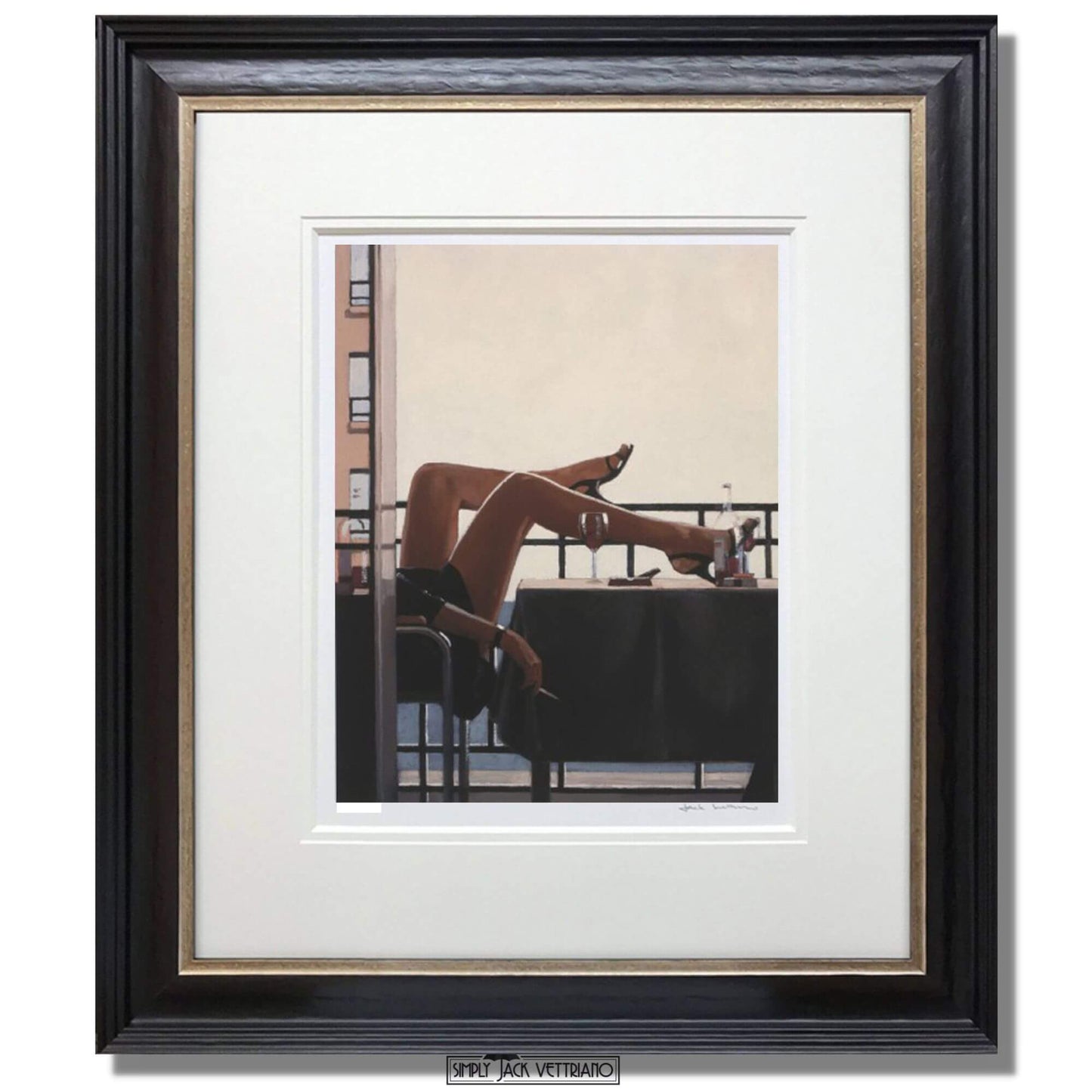 The Temptress by Jack Vettriano Framed Studio Proof