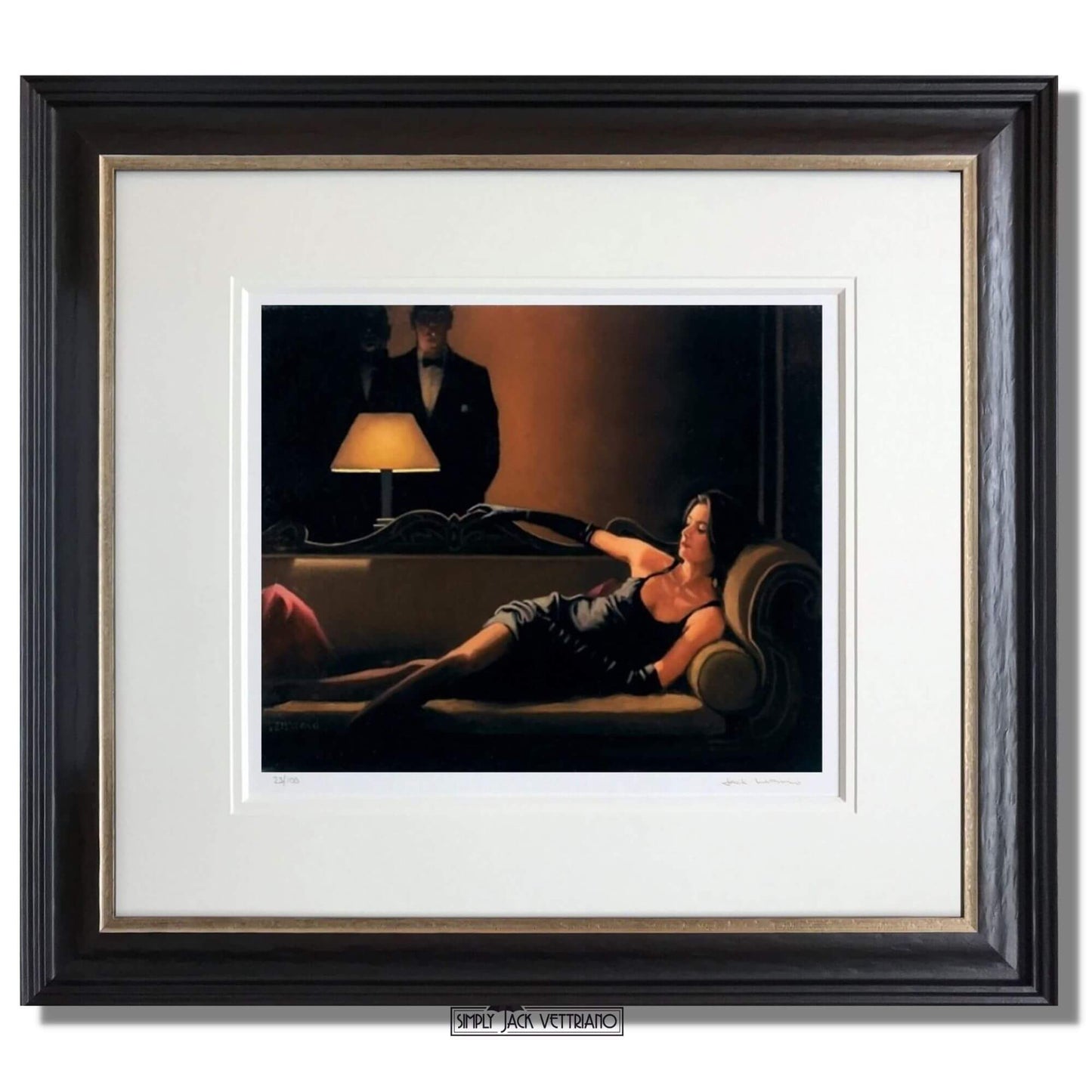 Along Came A Spider by Jack Vettriano Framed