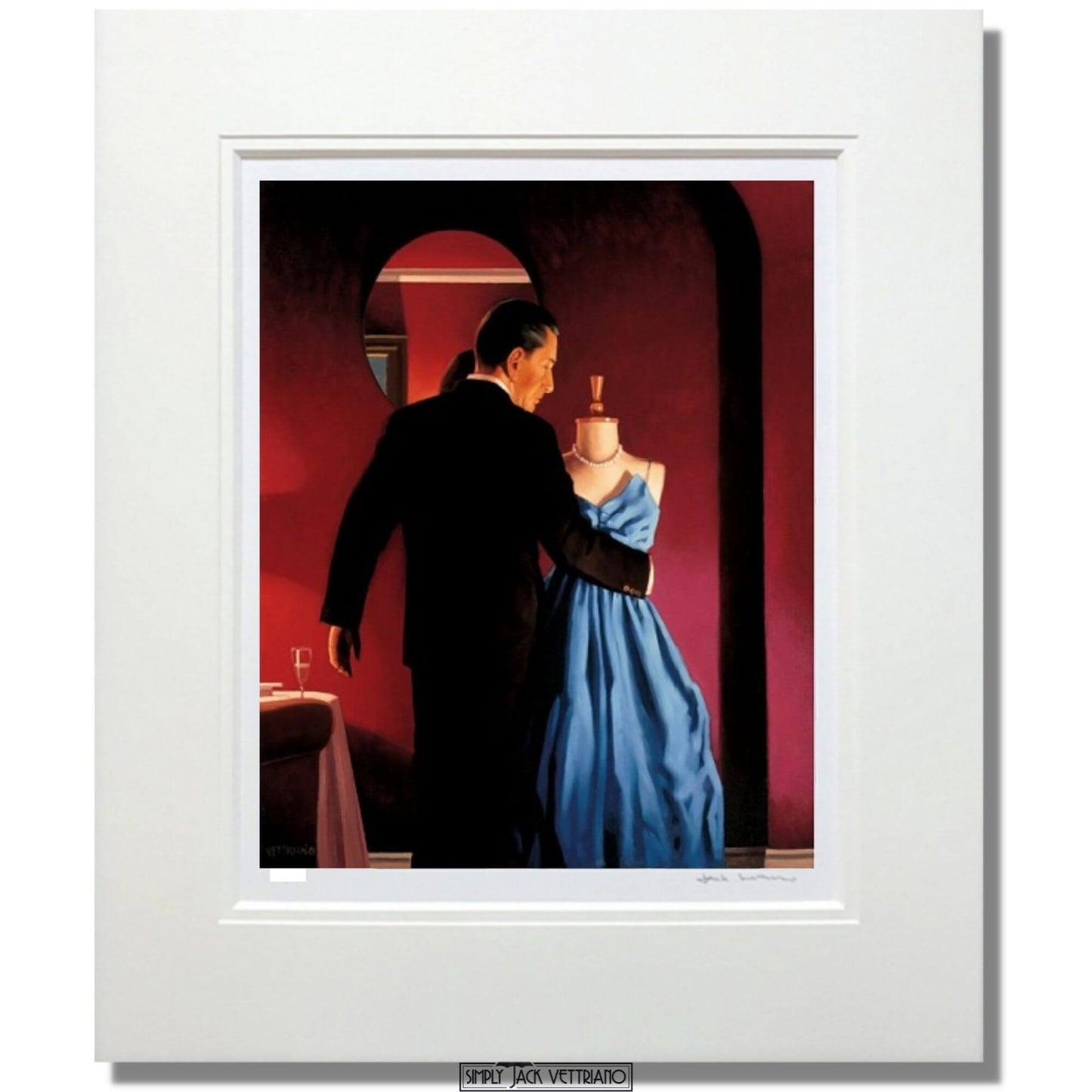 Load image into Gallery viewer, Altar of Memory by Jack Vettriano Mounted limited edition
