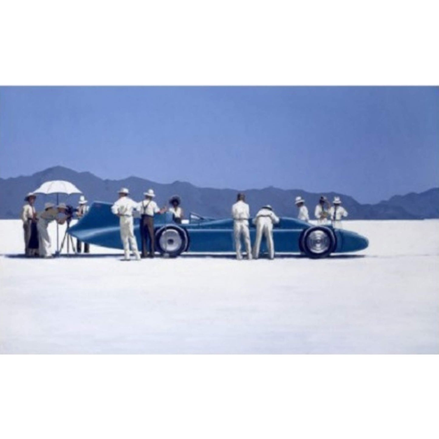 Load image into Gallery viewer, Bluebird at Bonneville Jack Vettriano Limited Edition
