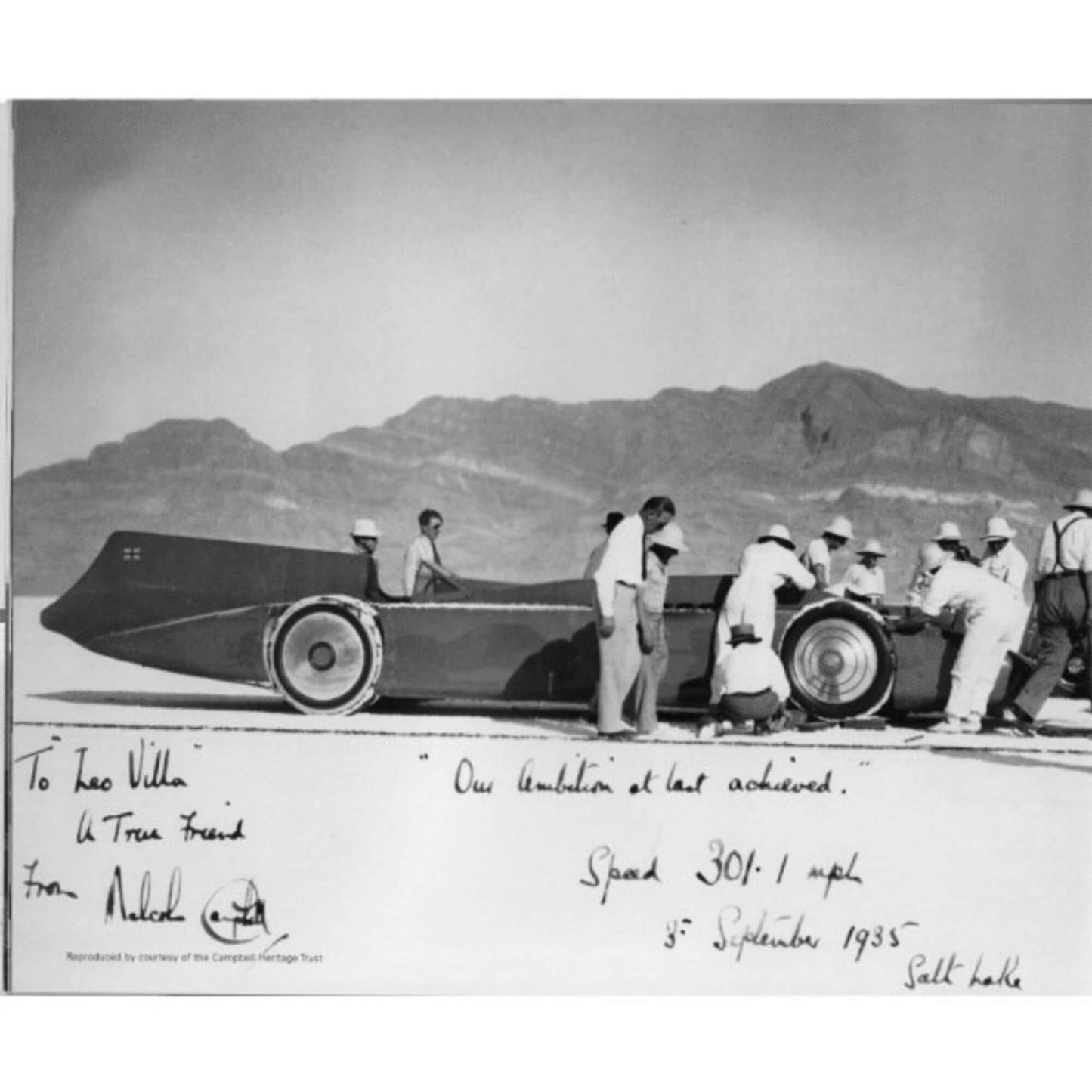 Jack Vettriano Bluebord at Bonneville