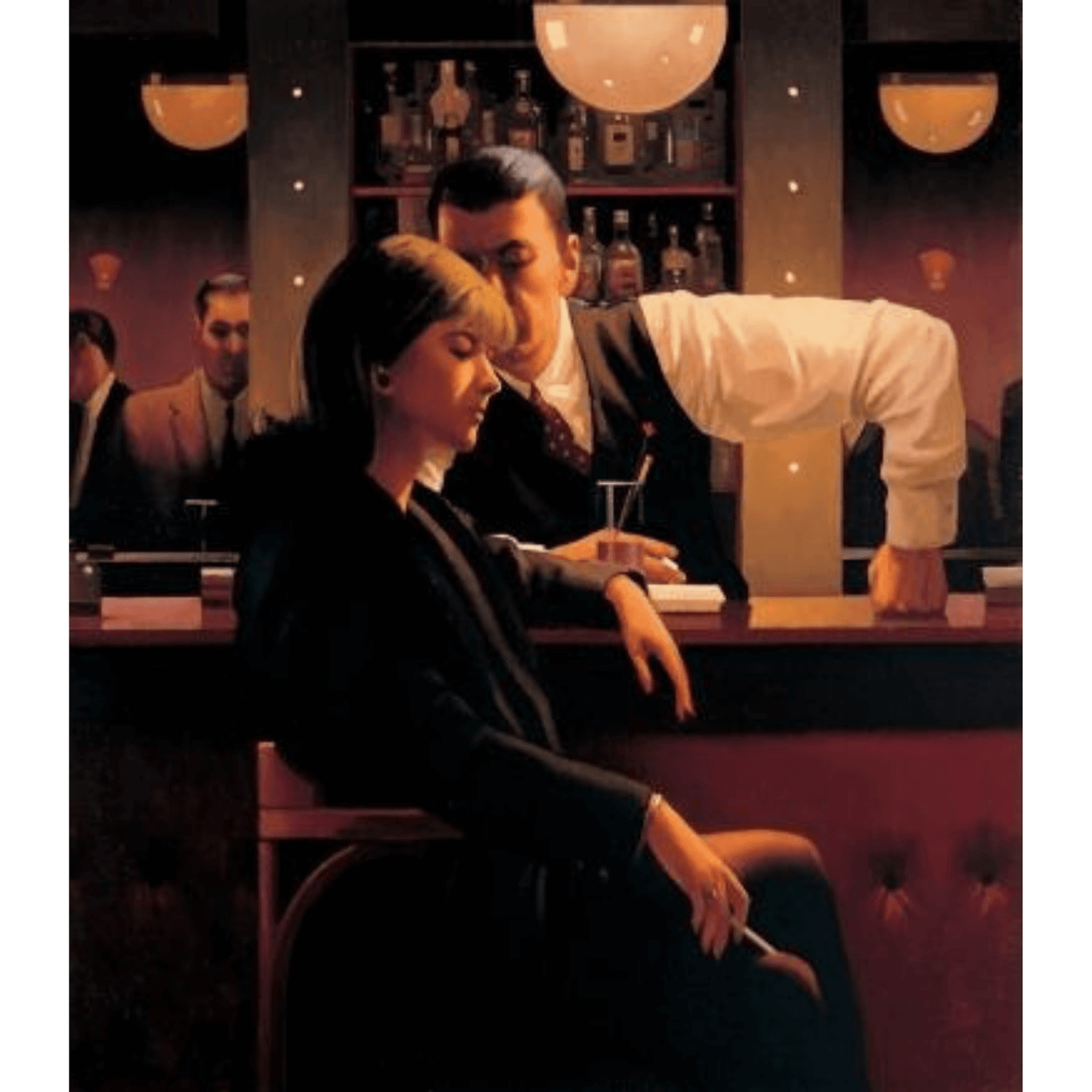 Cocktails & Broken Hearts Jack Vettriano Limited Edition Print