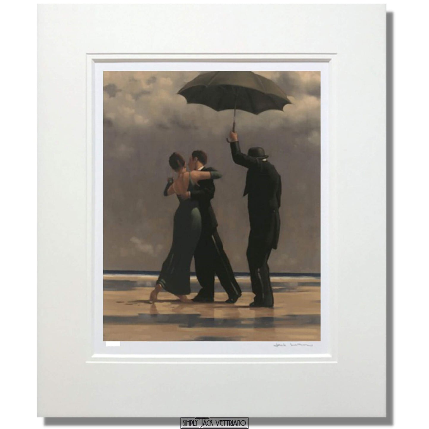 Dancer in Emerald by Jack Vettriano Limited Edition Mounted