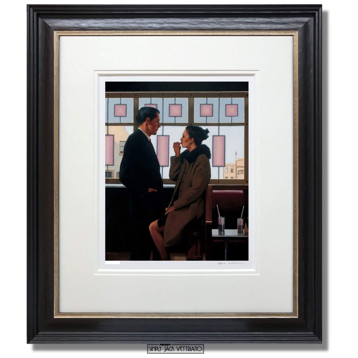 Load image into Gallery viewer, Jack Vettriano Drifters Limited Edition Print Framed
